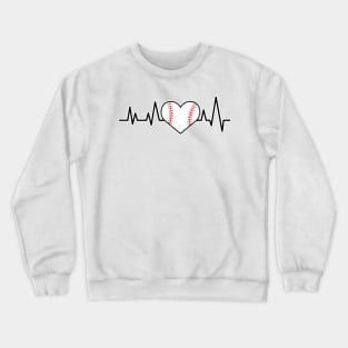 Heartbeat Pulse - Baseball Crewneck Sweatshirt